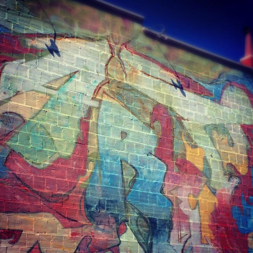 Winston-Salem Art District mural. Photo: Pat Berryhill